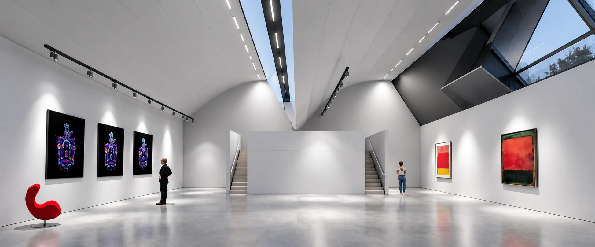 Rendering zur Visualisierung der geplanten Lichtwirkung